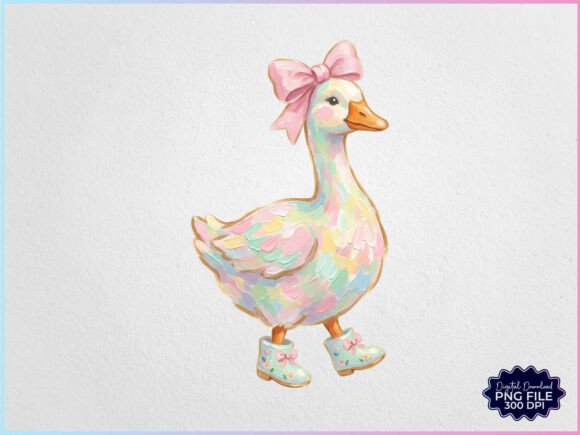 Download Hand Painted Easter Goose PNG - Png Collection