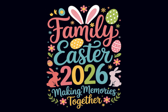 Download Family Easter 2026 Cute Bunny Png File - Png Collection