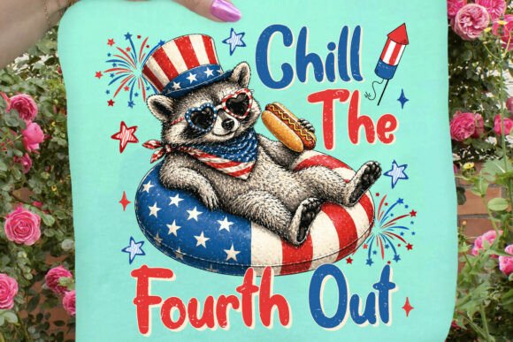 Download Raccoon 4th of July PNG - Png Collection