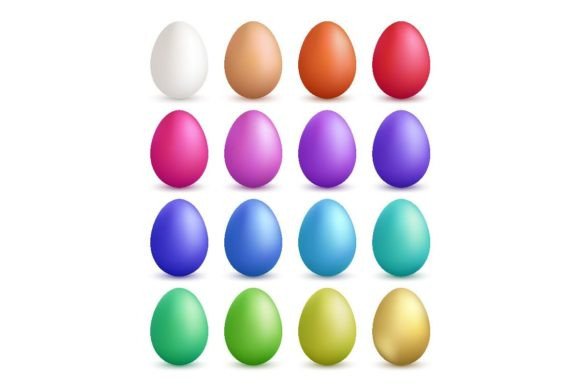 Download Colored Eggs. Happy Easter Symbols - Premium Resources