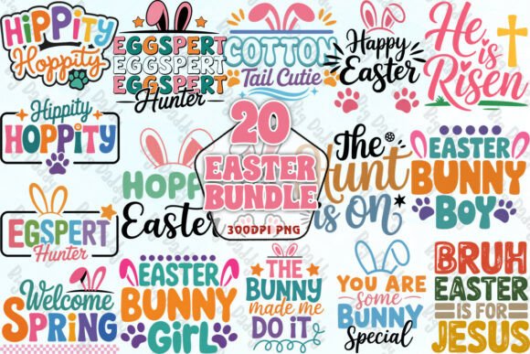 Download Easter Typography Bundle PNG - Png Collection