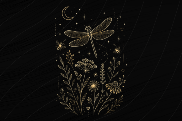 Download Dragonfly Wildflower PNG Boho Shirt - Png Collection