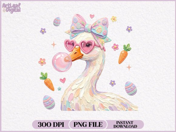 Download Hand Painted Easter Goose PNG - Png Collection