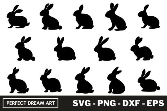 Download Rabbit Silhouette Bundles - Rabbit Collection