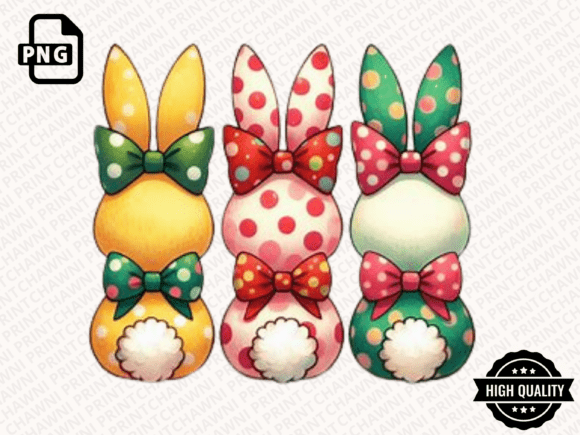 Download Happy Easter PNG Coquette Easter Bunny - Png Collection