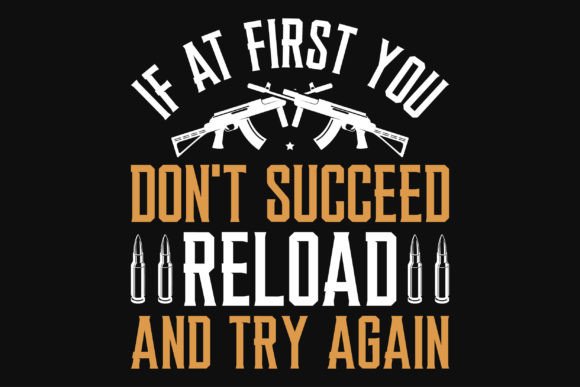 Download Guns Typography Tshirt Design - Premium Bundle