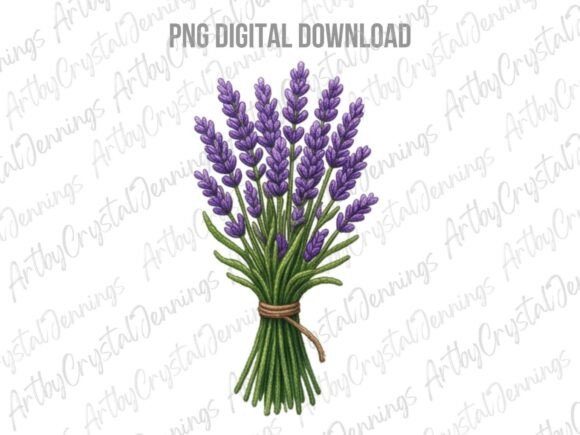 Download Watercolor Lavender Bouquet Floral PNG - Png Collection
