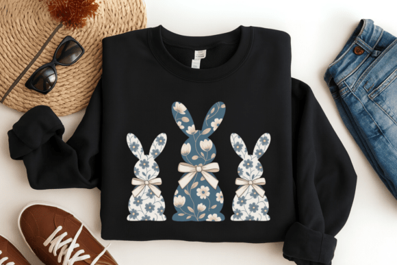 Download Floral Easter Bunny PNG - Png Collection