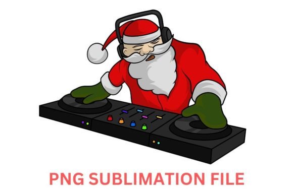 Download Santa Claus DJ PNG Sublimation File - Png Collection
