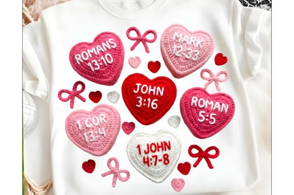 Download Faux Crochet Christian Valentine Png - Png Collection