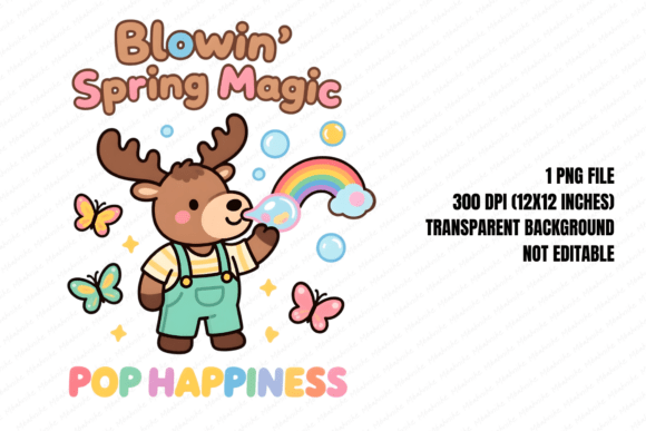 Download Moose Bubble Spring Magic PNG - Png Collection