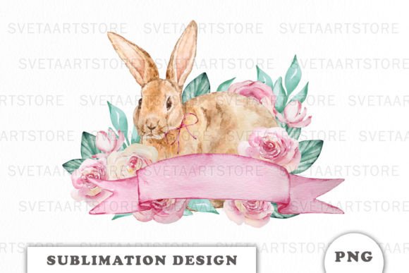 Download Easter Bunny Sublimation Design Png - Png Collection