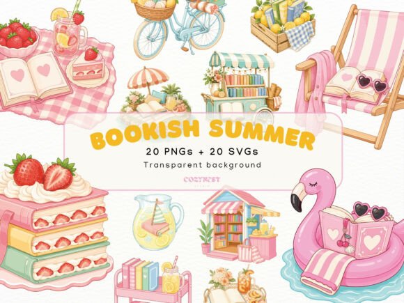 Download Summer Bookish Cliparts, Book Lover PNG - Png Collection