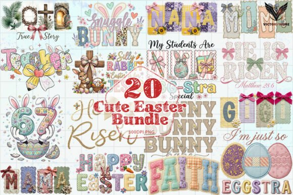 Download Cute Easter Sayings Bundle PNG - Png Collection