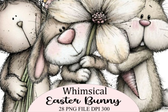 Download Whimsical Easter Bunny PNG Bundle - Png Collection