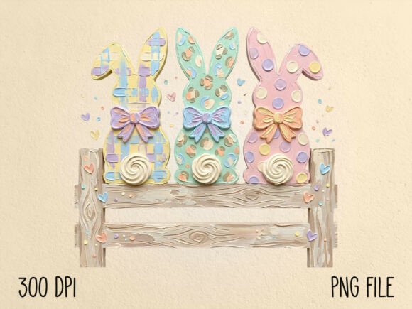Download Hand Painted Easter Bunny PNG - Png Collection