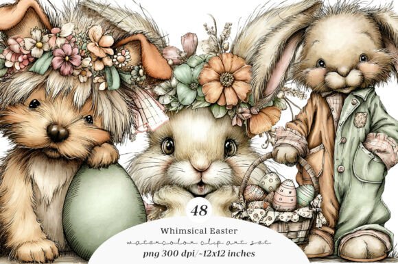 Download Whimsical Easter Clipart - Spring Png - Png Collection