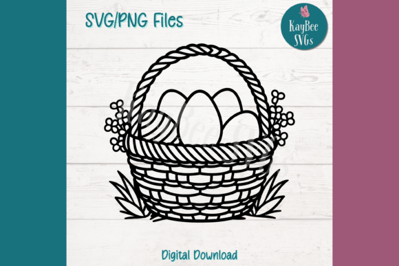 Download Easter Basket SVG PNG PDF Cut Files - Png Collection