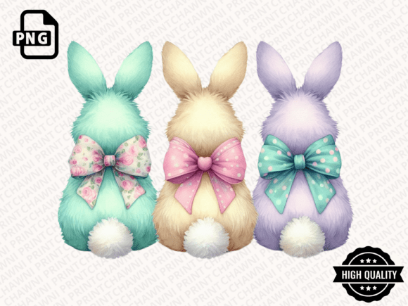 Download Happy Easter PNG Coquette Easter Bunny - Png Collection