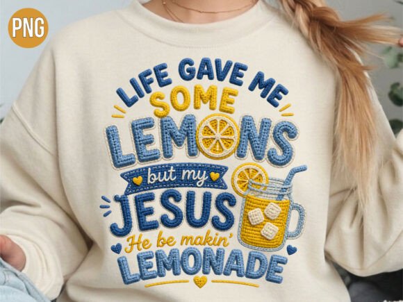Download Crochet Christian Lemons PNG Shirt - Png Collection
