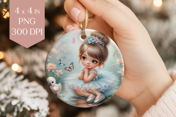 Download Ballerina Girl Ornament PNG - Png Collection
