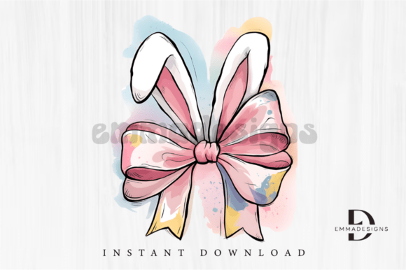Download Easter Bunny Coquette Bow PNG,Easter PNG - Png Collection
