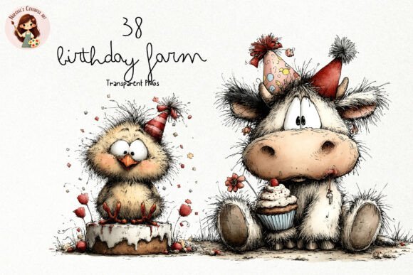 Download Cute Birthday Farm PNG Clipart - Png Collection
