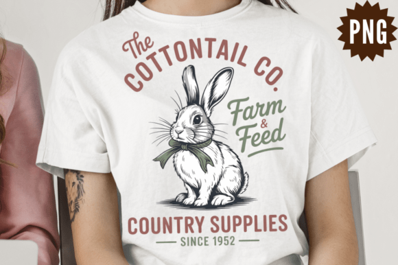 Download Vintage Rabbit Countryside Sign PNG Desi - Rabbit Collection
