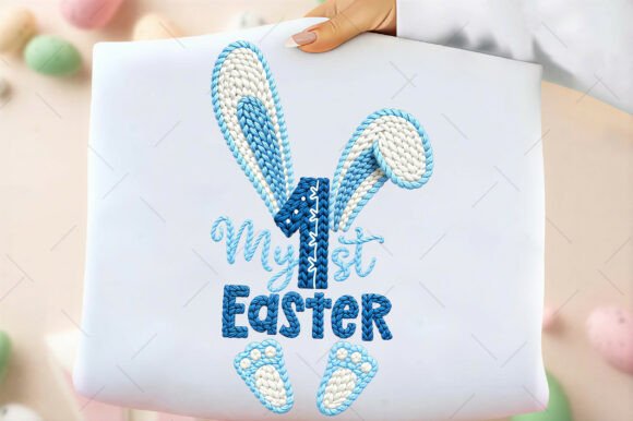 Download My First Easter Faux Crochet Png - Png Collection