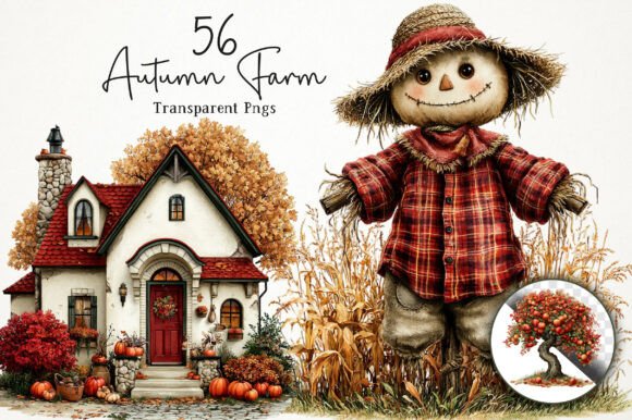 Download Autumn Farm PNG Clipart Bundle - Png Collection
