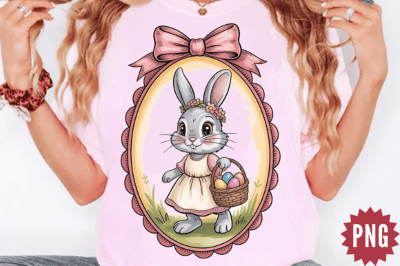 Download Pastel Easter Bunny Clipart PNG Design - Png Collection