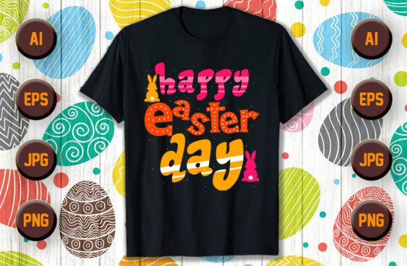 Download Happy Easter Typography T Shirt Design 3 - Typography t shirt Collection